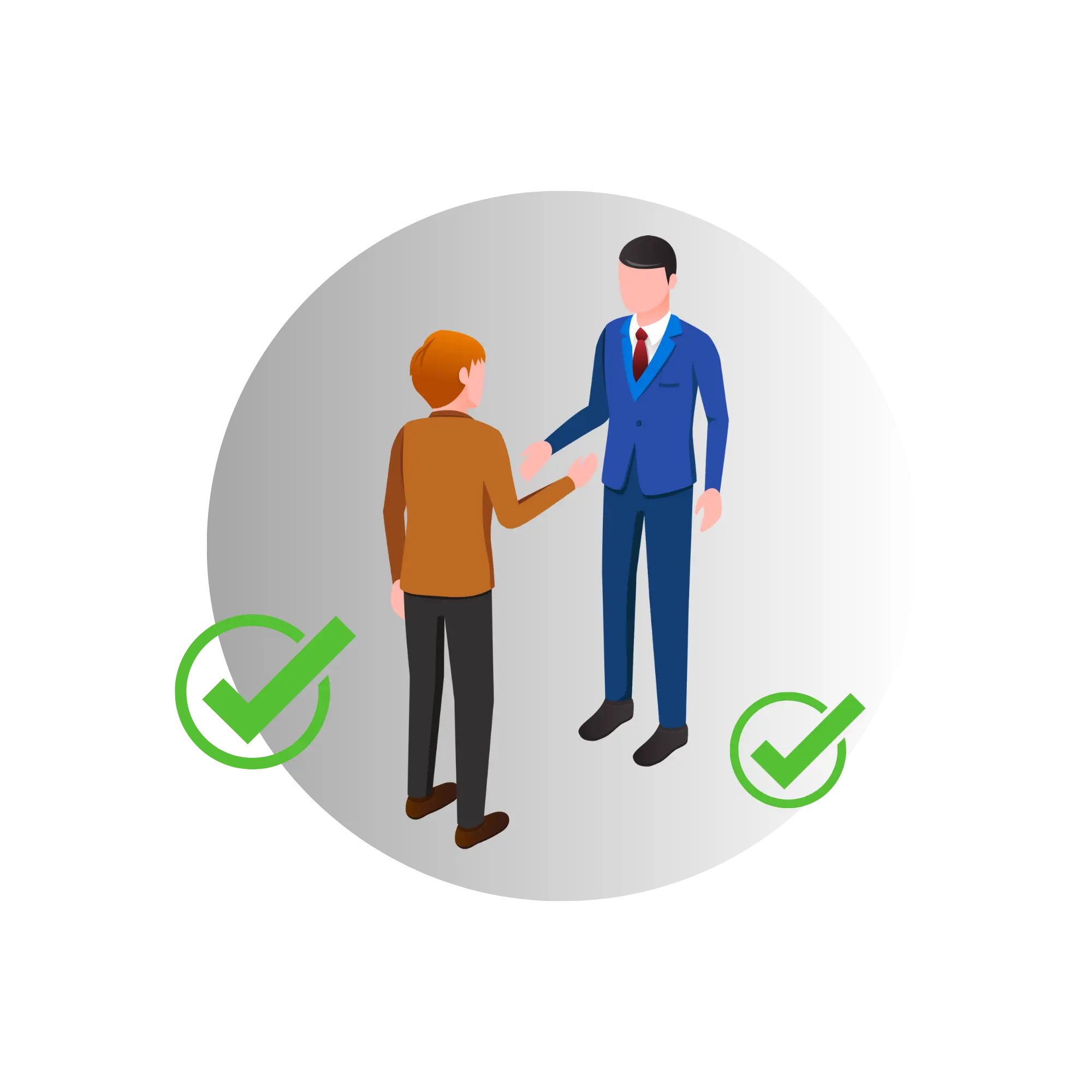 We talk to the seller